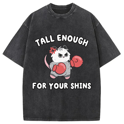 Tokyocanvas Tall Enough For Your Shins Washed T-Shirt