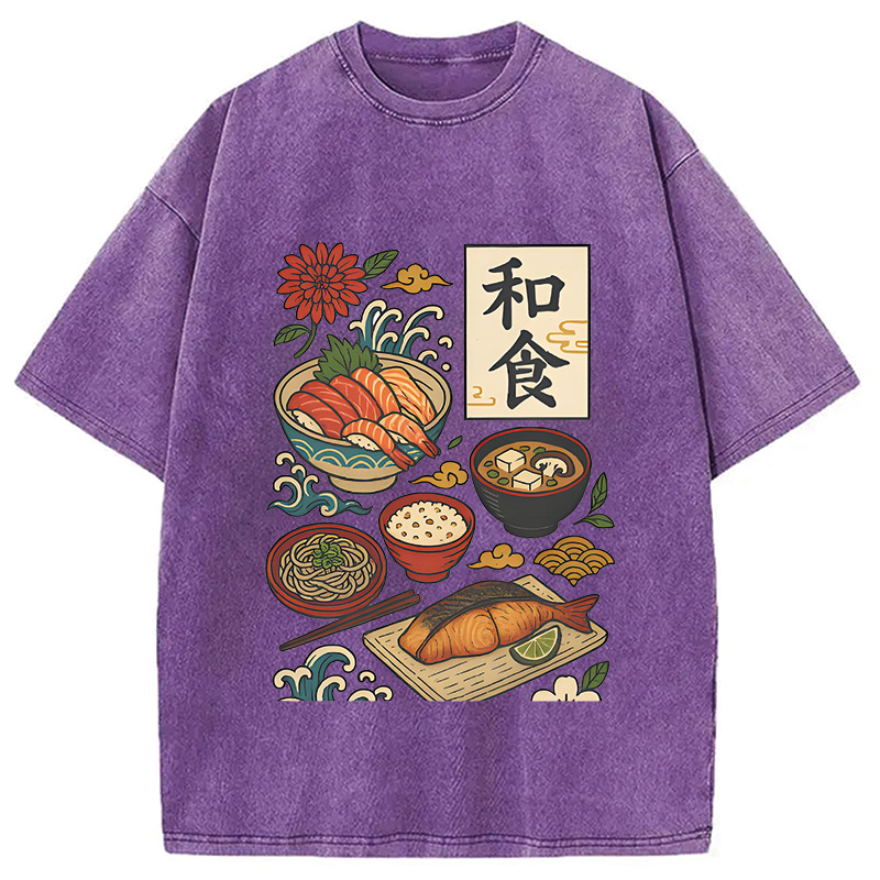 Tokyocanvas Japanese Cuisine Washed T-Shirt