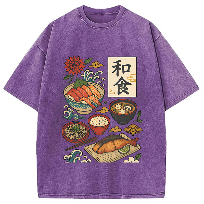 Tokyocanvas Japanese Cuisine Washed T-Shirt