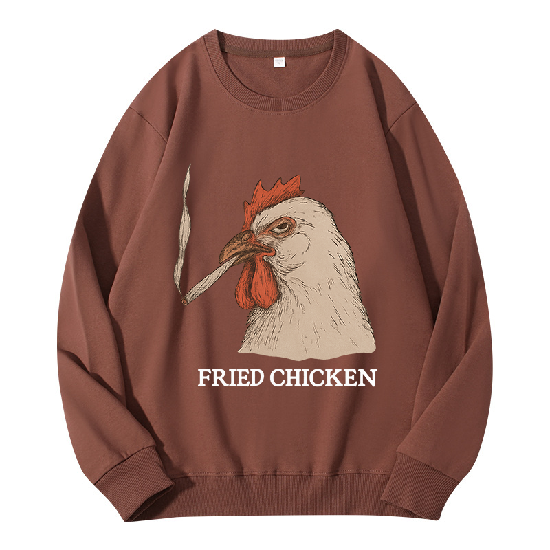 Tokyocanvas Fried Chicken 420 Smoking Meme Classic Sweatshirt