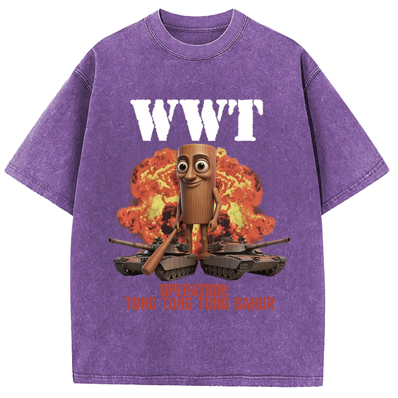 Tokyocanvas World War Tung Washed T-Shirt