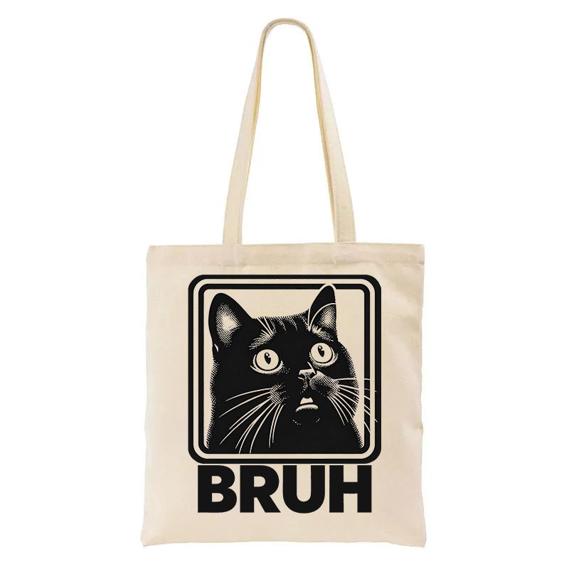 Tokyocanvas BRUH Cat Tote Bag