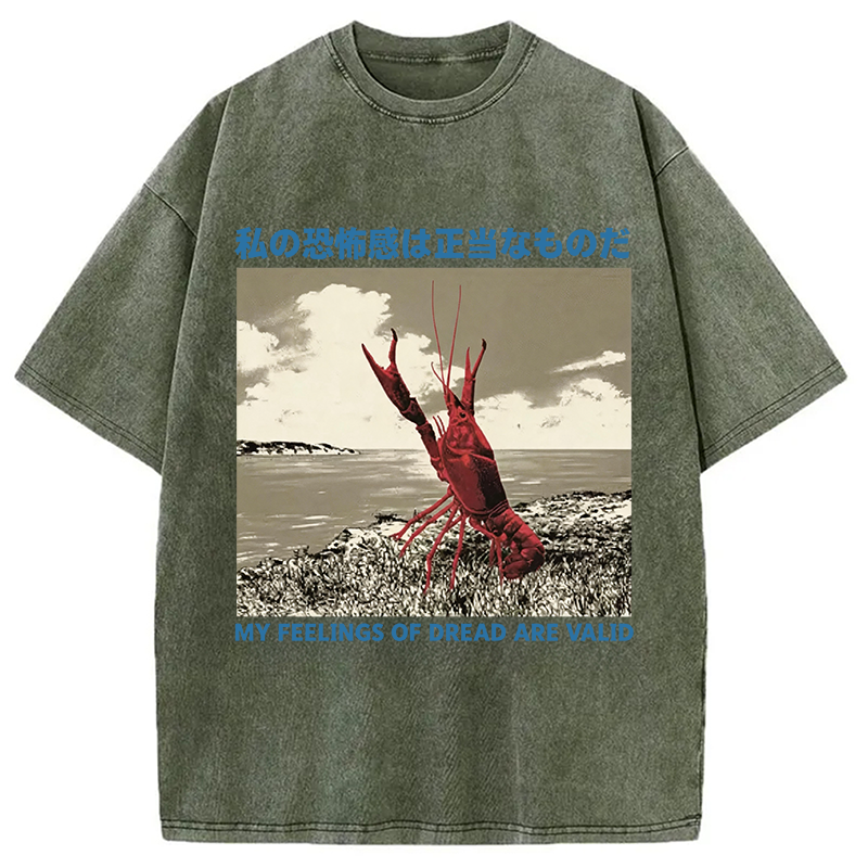 Tokyocanvas Japanese Crawfish Washed T-Shirt