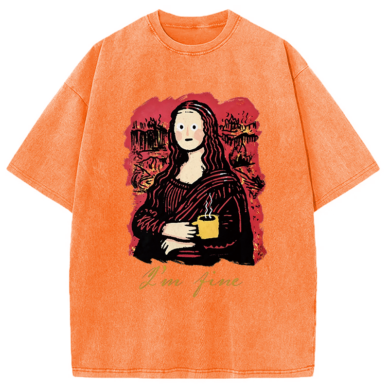 Tokyocanvas I'm Fine Art Washed T-Shirt