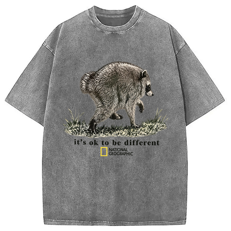 Tokyocanvas It’s OK to be Different Washed T-Shirt