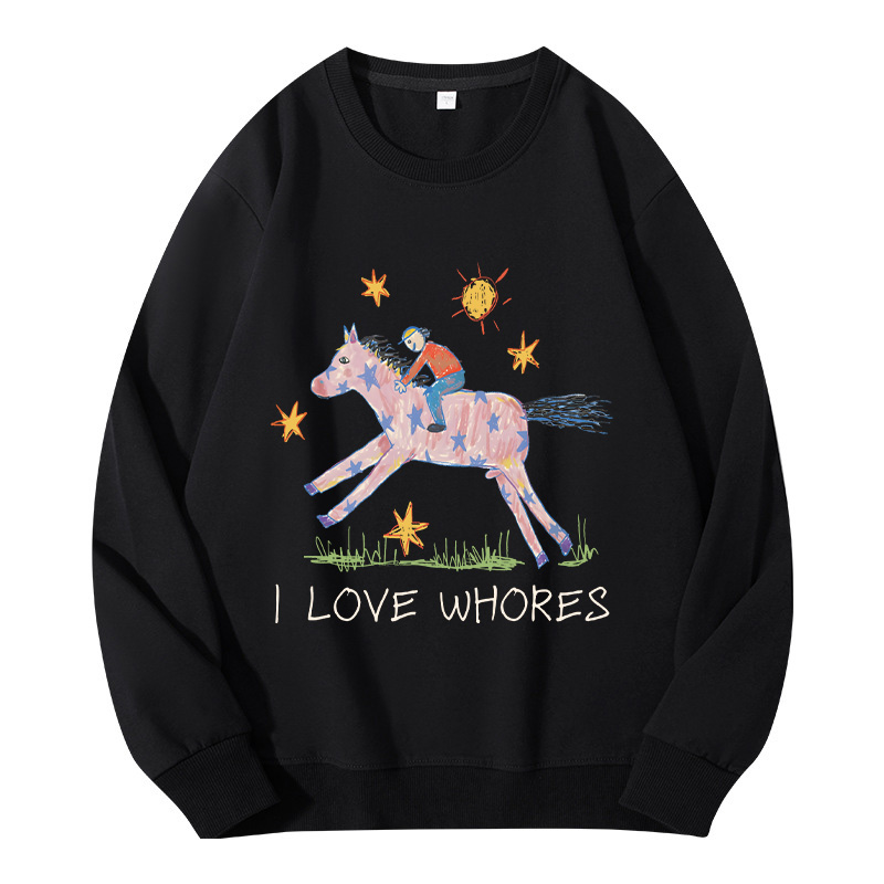 Tokyocanvas I Love Whores Classic Sweatshirt