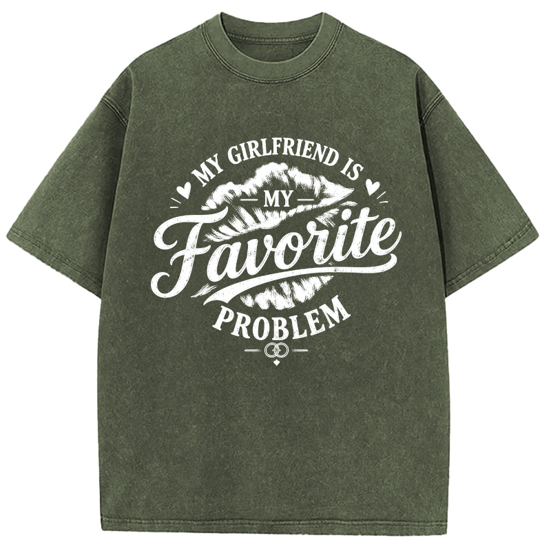 Tokyocanvas Favorite Problem Washed T-Shirt