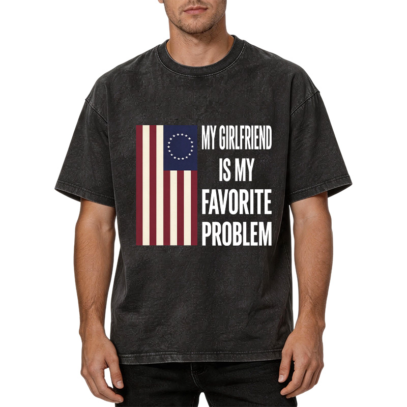 Tokyocanvas My Favorite Problem Funny Washed T-Shirt