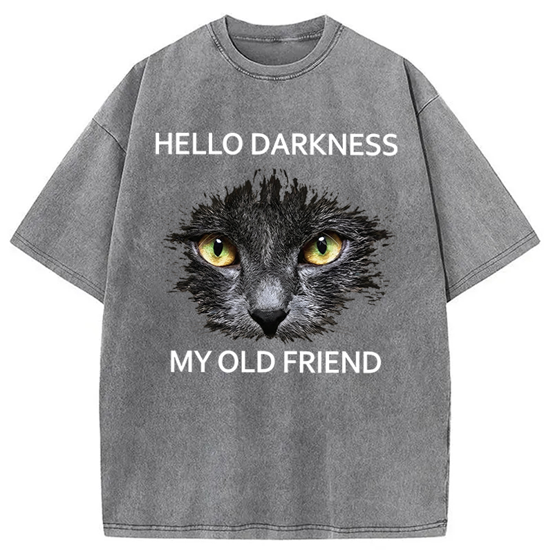 Tokyocanvas Hello Darkness My Old Friend Washed T-Shirt