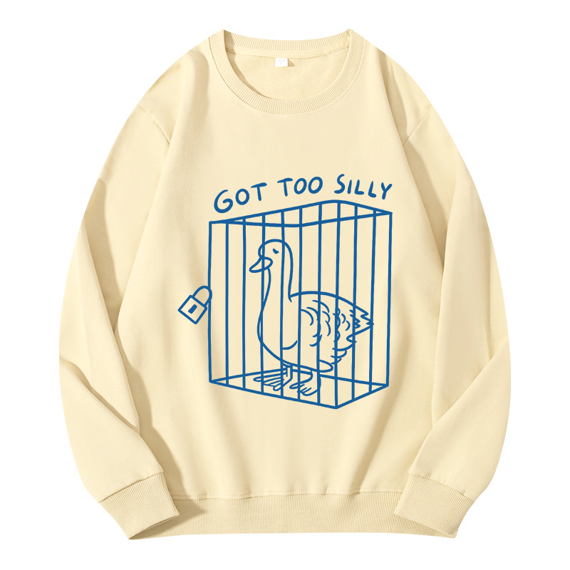 Tokyocanvas Got too silly Funny Classic Sweatshirt