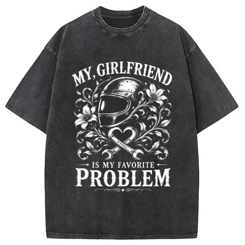 Tokyocanvas Funny Husband Washed T-Shirt