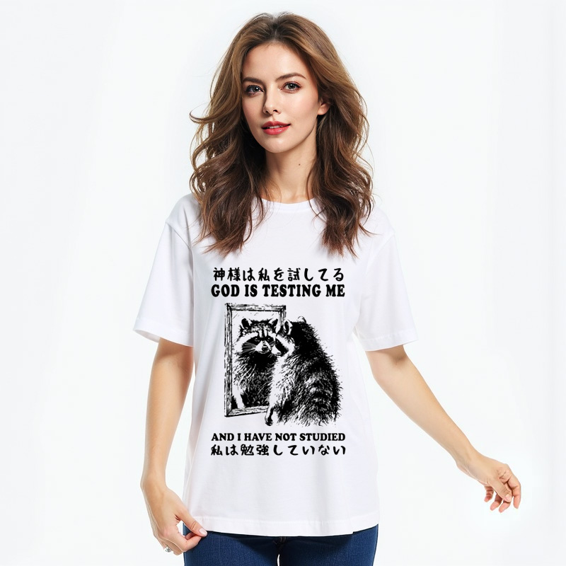 Tokyocanvas Raccoon Not Studied Classic T-Shirt