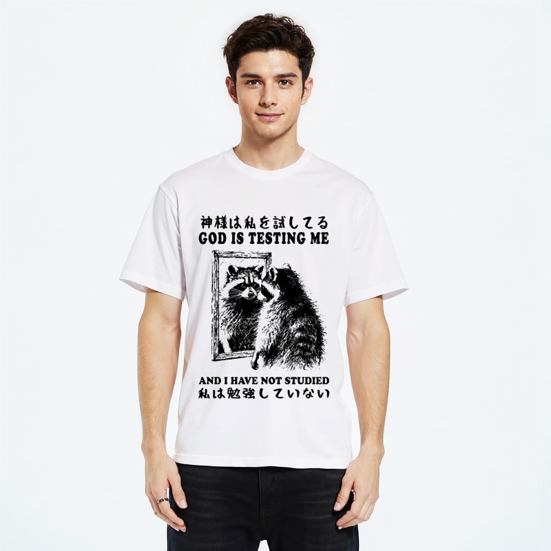 Tokyocanvas Raccoon Not Studied Classic T-Shirt