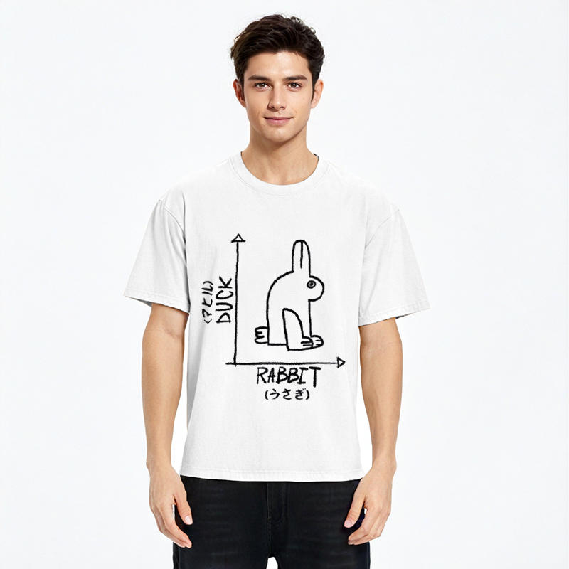 Tokyocanvas A Rabbit And A Duck Classic T-Shirt