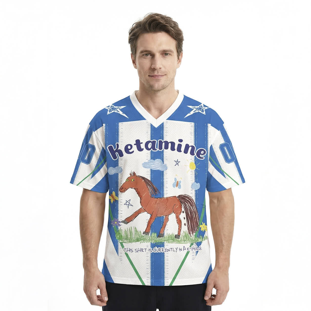 Tokyocanvas I Do Ketamine Mesh Jersey