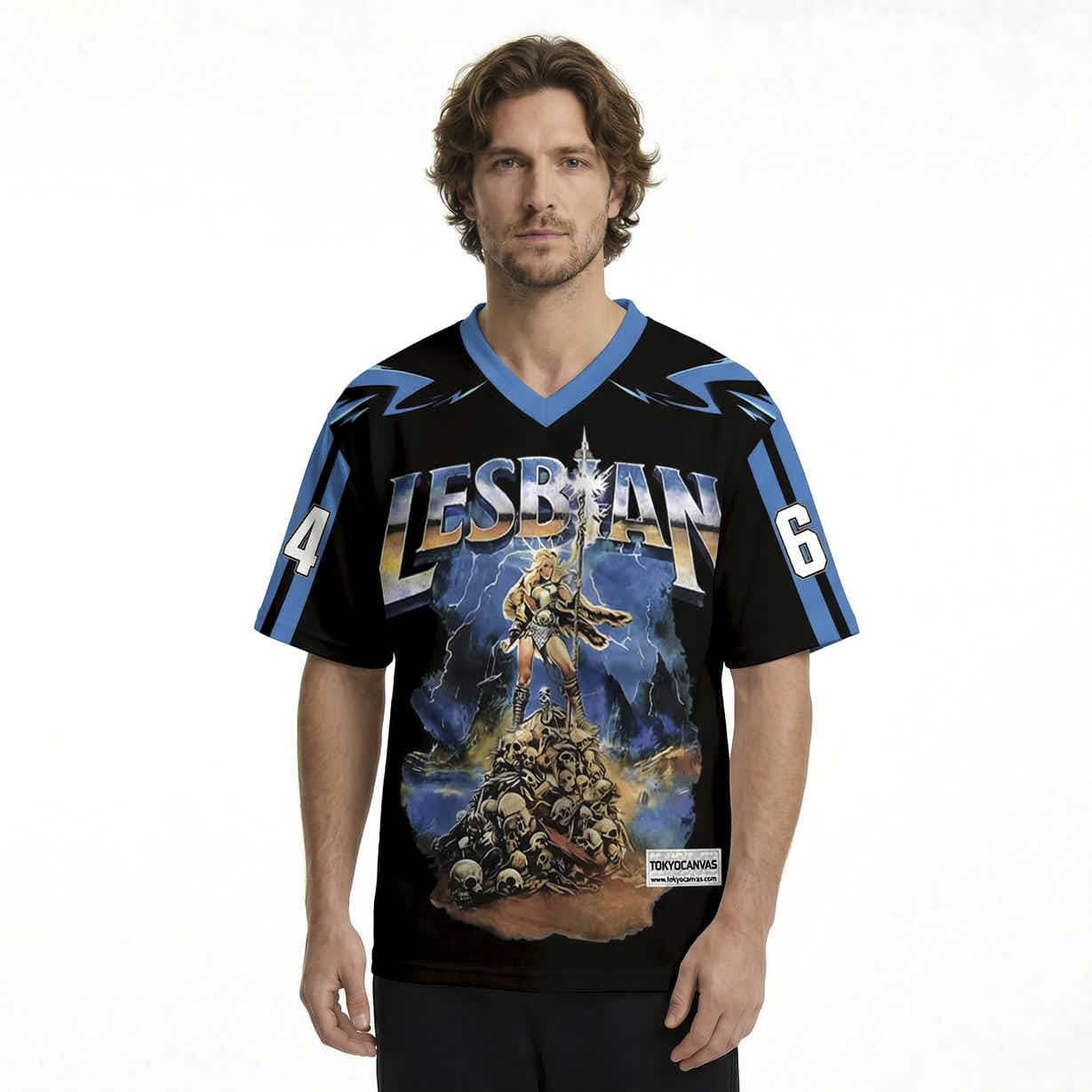Tokyocanvas Lesbian Warrior Mesh Jersey