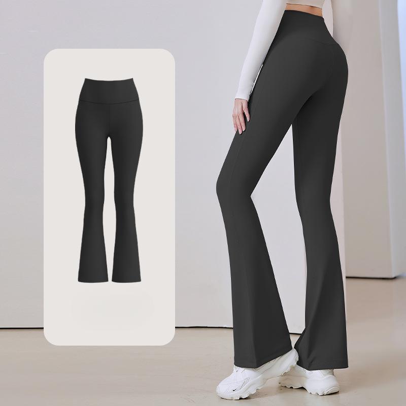Tokyocanvas Elegant Fitness Yoga Flared Trousers