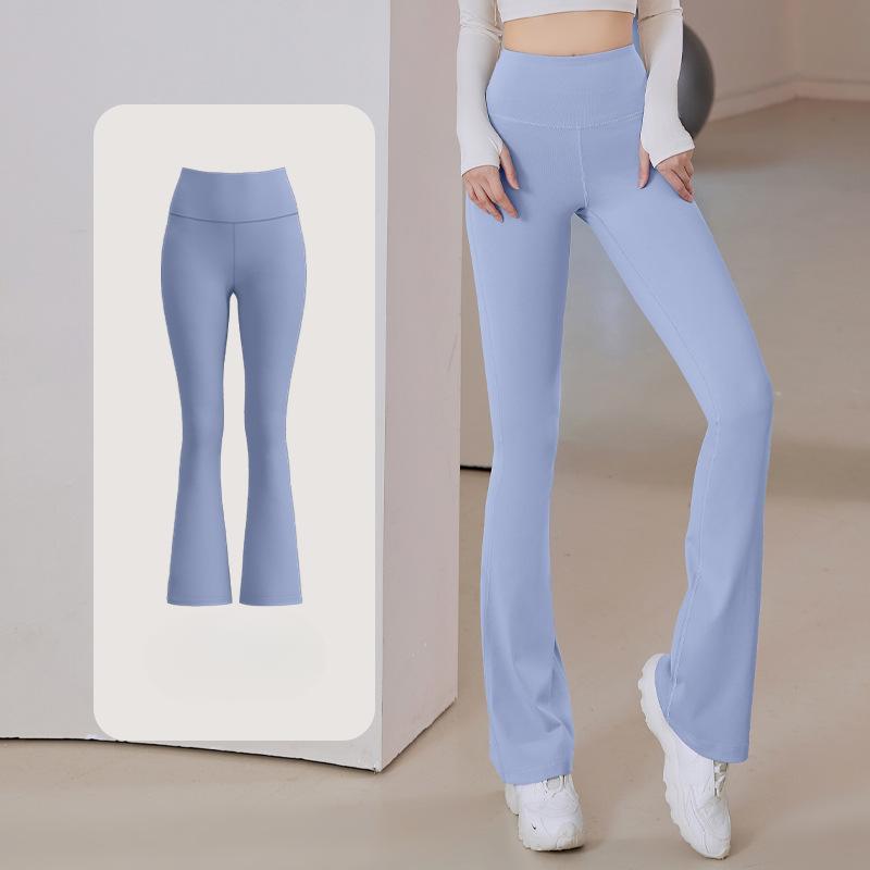 Tokyocanvas Elegant Fitness Yoga Flared Trousers