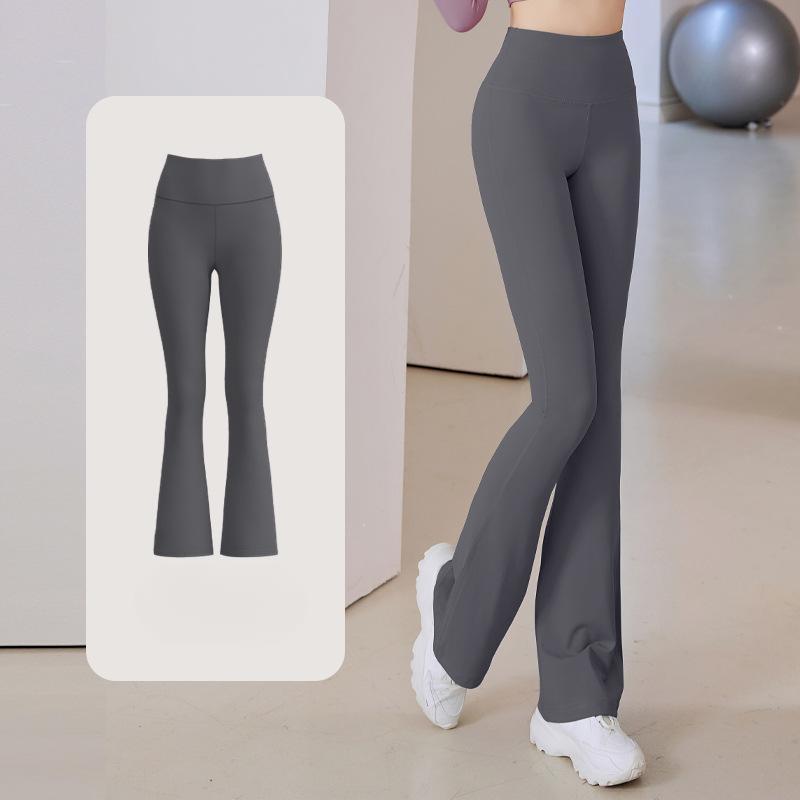 Tokyocanvas Elegant Fitness Yoga Flared Trousers