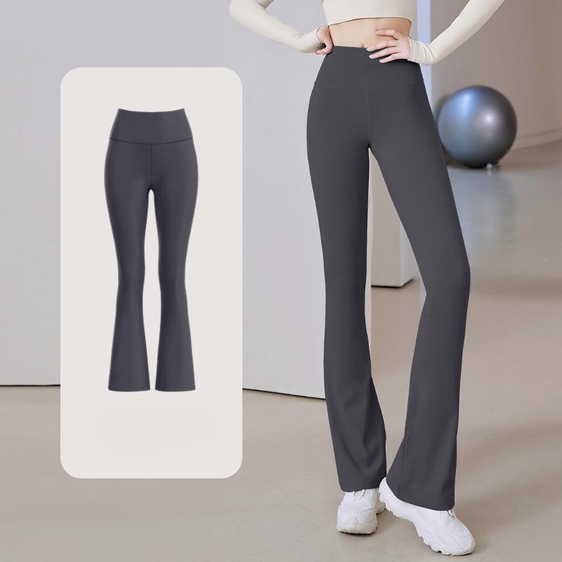 Tokyocanvas Elegant Fitness Yoga Flared Trousers