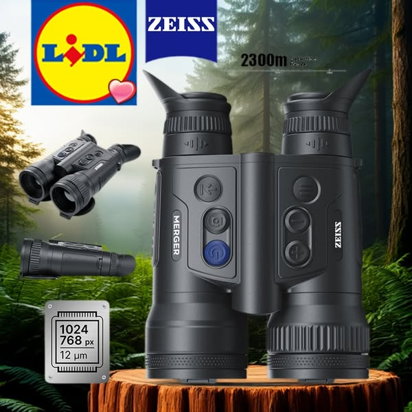 Termokamerový dalekohled ZEISS Victory 8x42 | Vysoce výkonný senzor 50 Hz (novinka 2025) | Optimalizované pro noční vidění a lov | Dosah až 1500 m