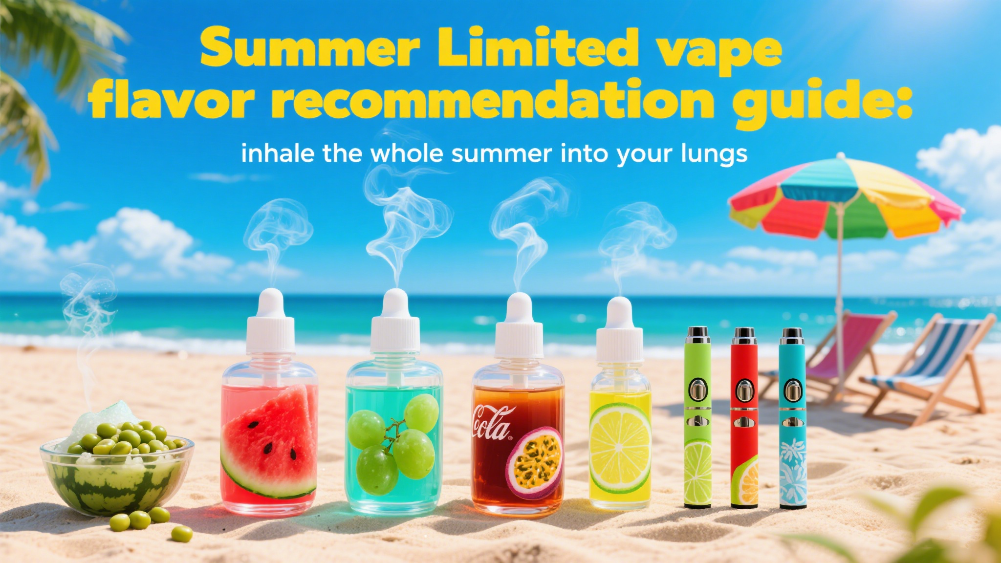 Summer Limited  vape flavor recommendation guide: inhale the whole summer into your lungs