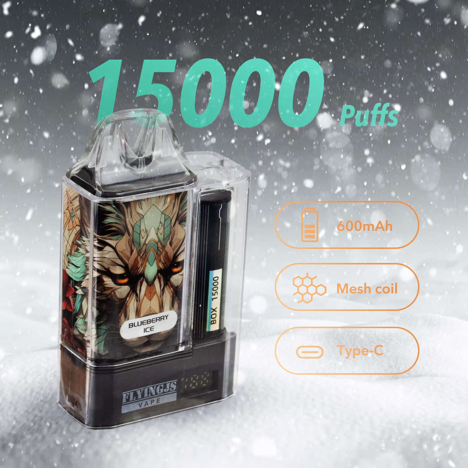 Kamry  Box 15000 Puffs Disposable Vape