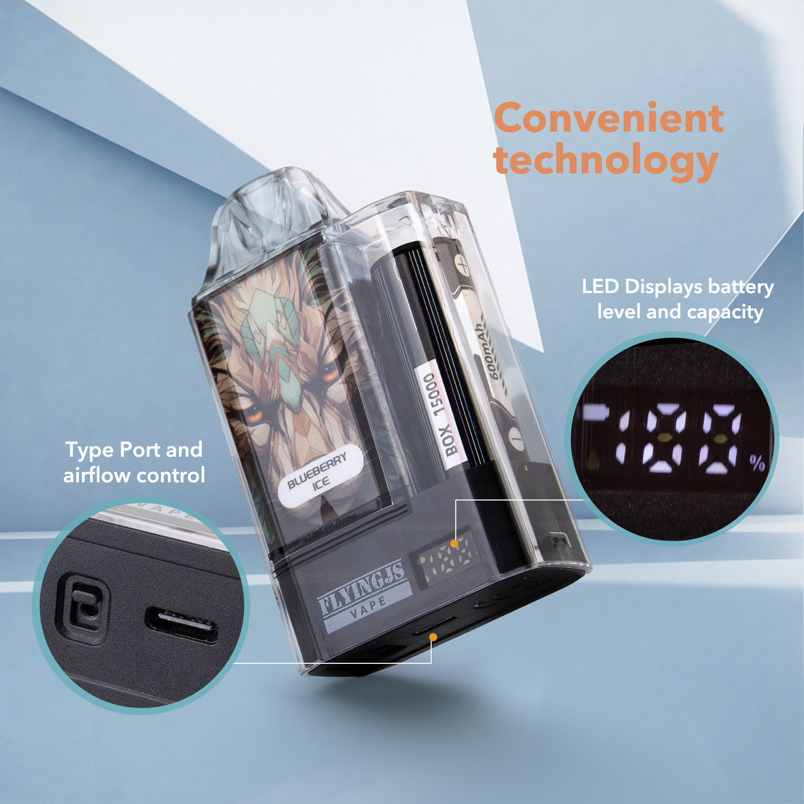 Kamry  Box 15000 Puffs Disposable Vape