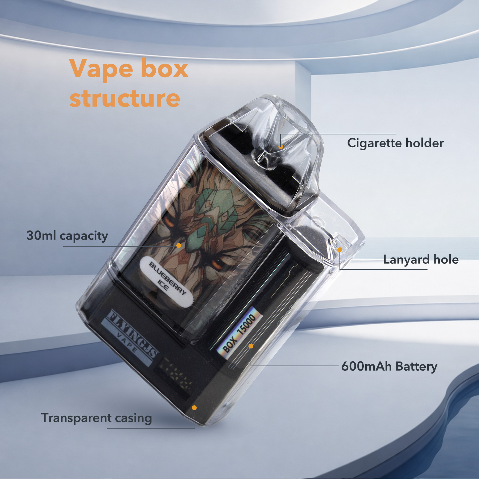 Kamry  Box 15000 Puffs Disposable Vape