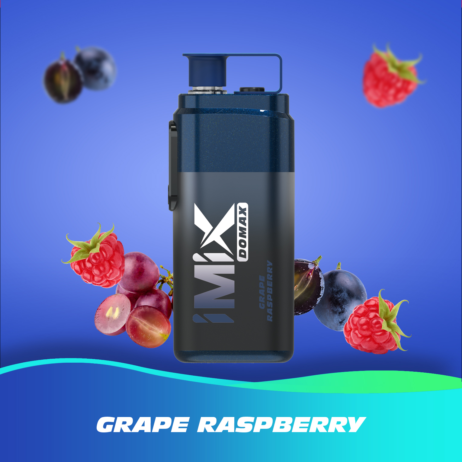 IMIX DOMAX 35000 PUFFS - GRAPE RASPBERRY-ELFBARVAPE