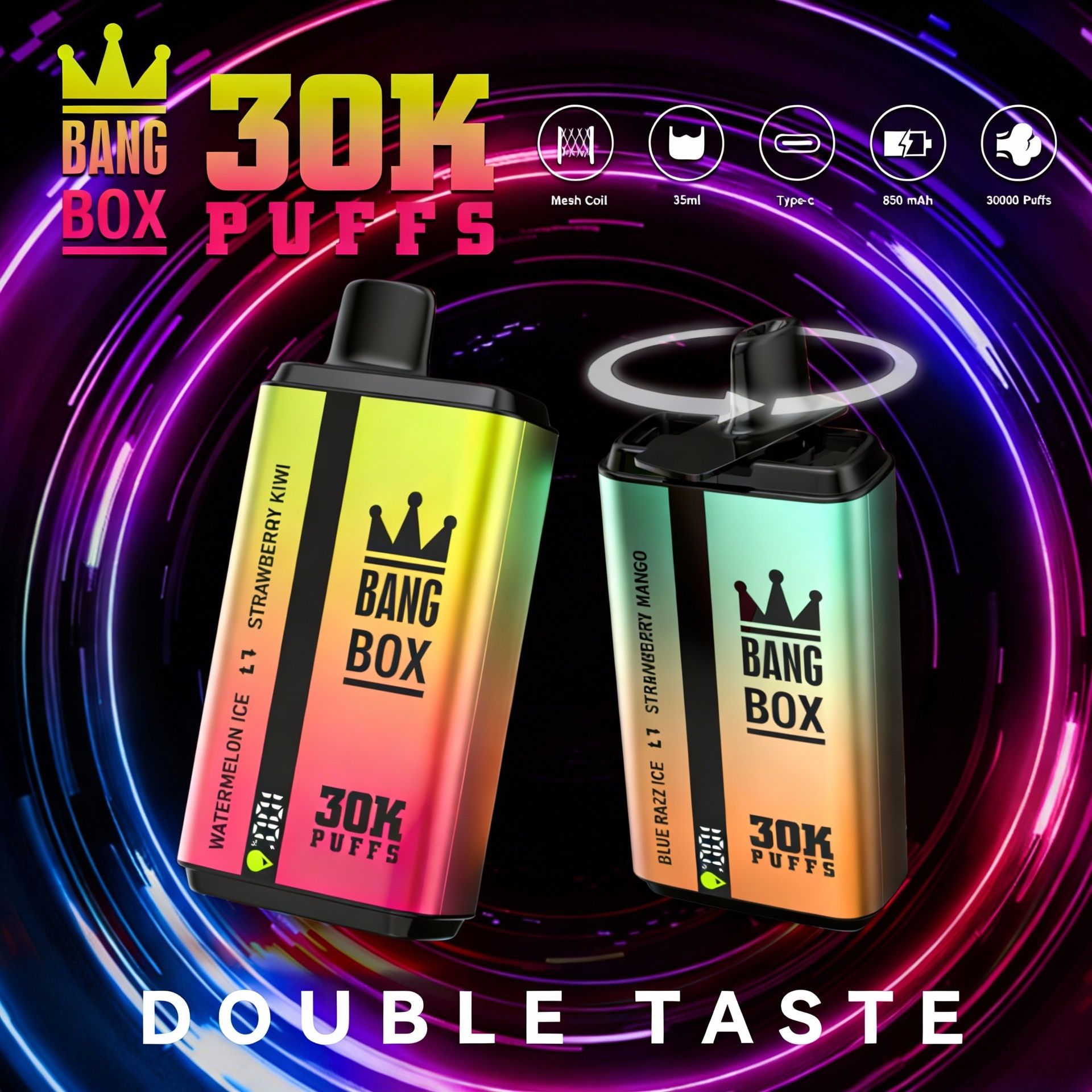 Bang Box 30000 Puffs Double  Disposable Vape