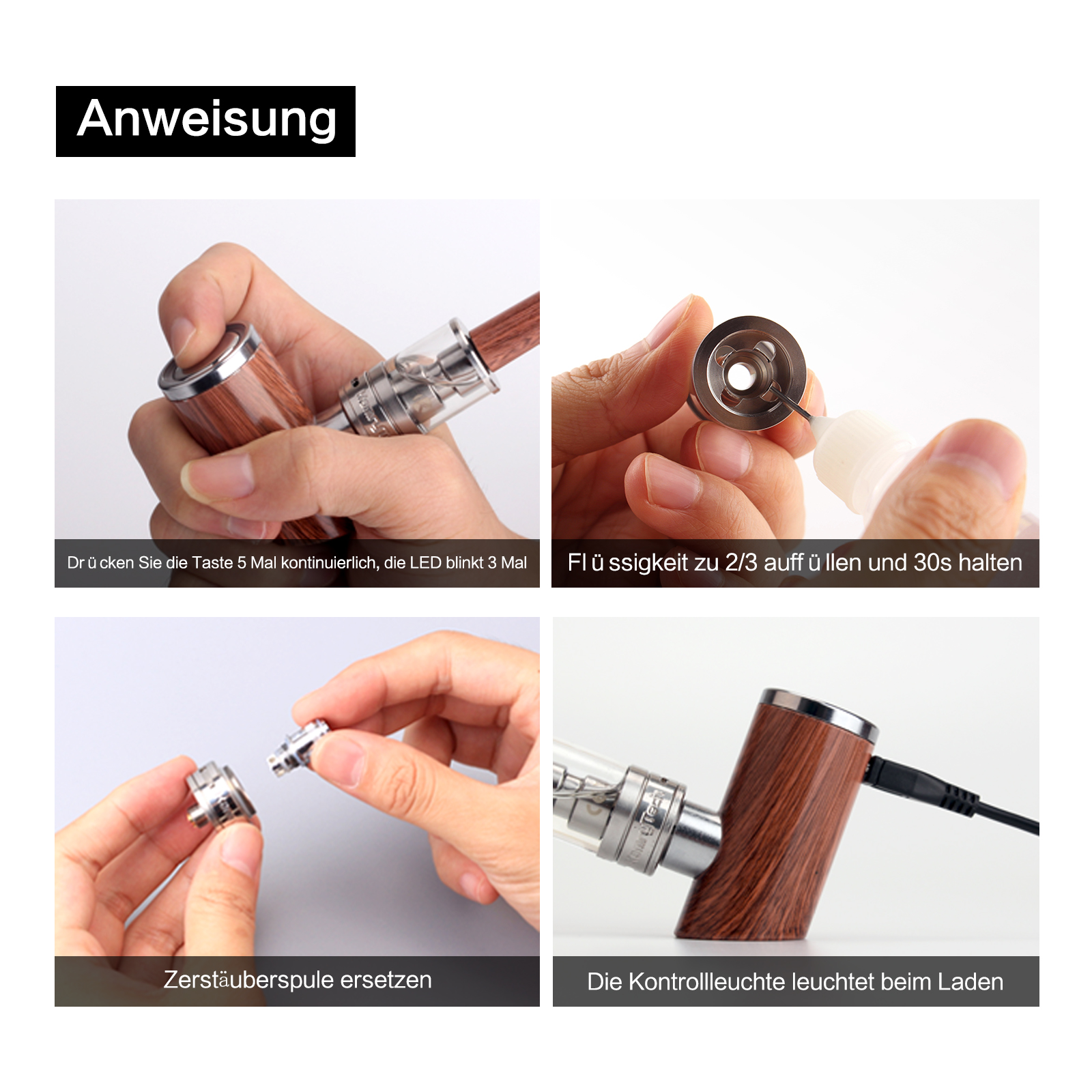 Kamry K1000 Plus ePipe Kit 1000mAh