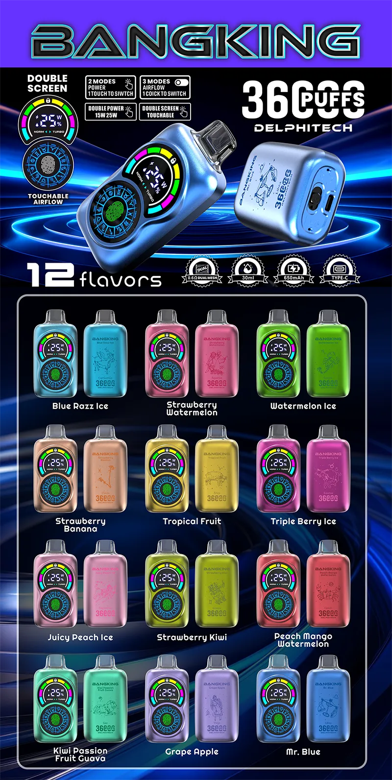 Mystery Vape Box – 3 Disposable Vapes per Pack （Surprise Blind Box)