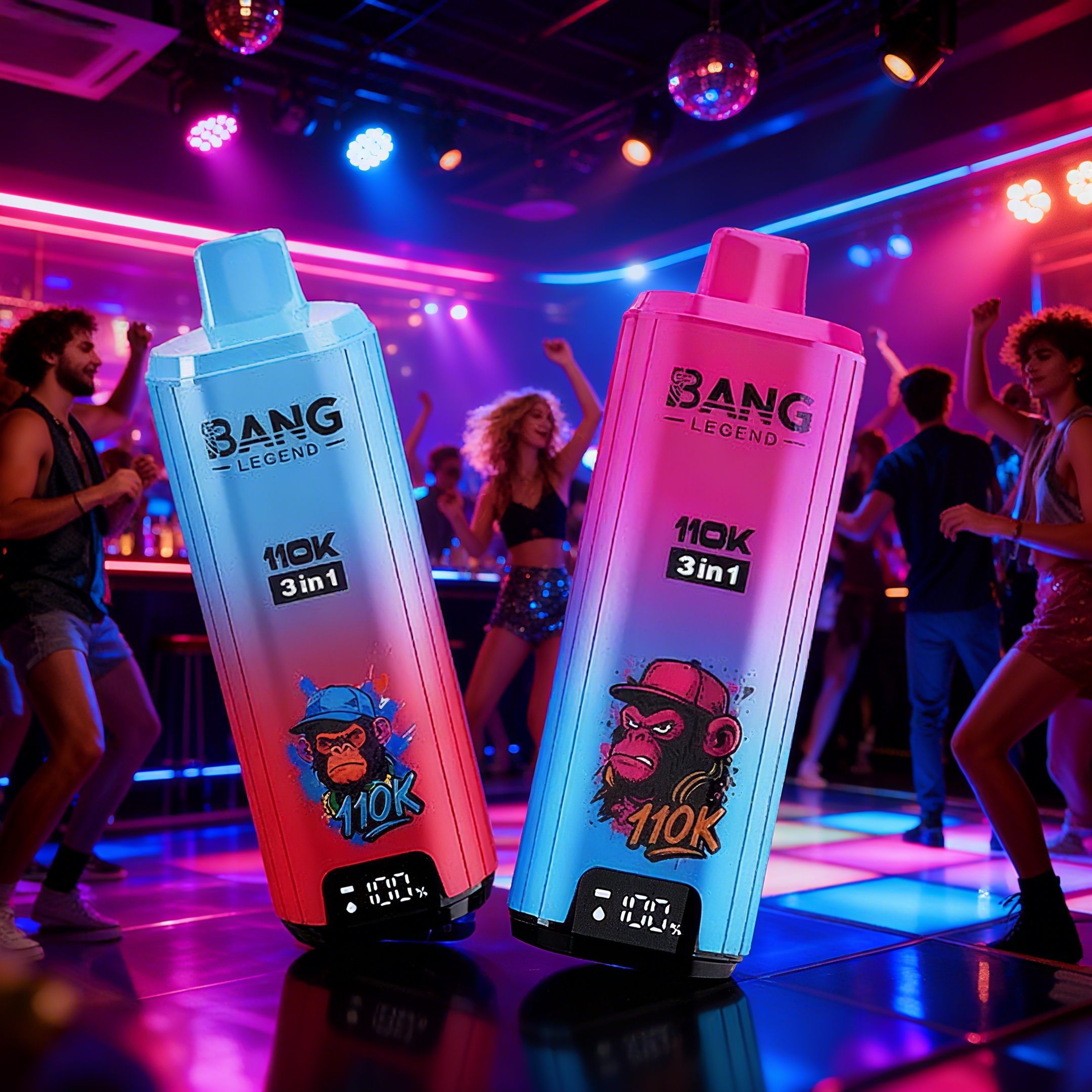 Bang Legend 110K Puffs Disposable Vape – 12 Flavors 3 in 1 Flavors