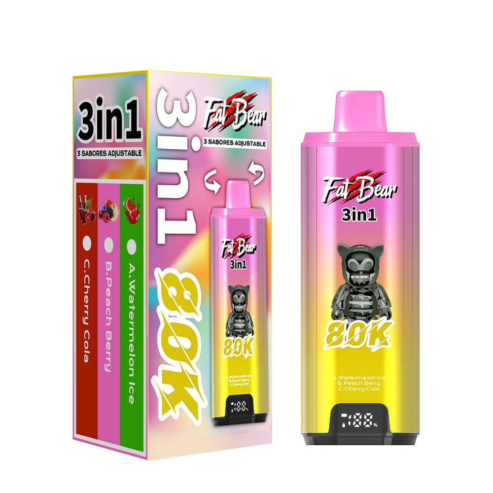 Fat Bear Triple 3 in 1 80000 Puffs Disposable Vape