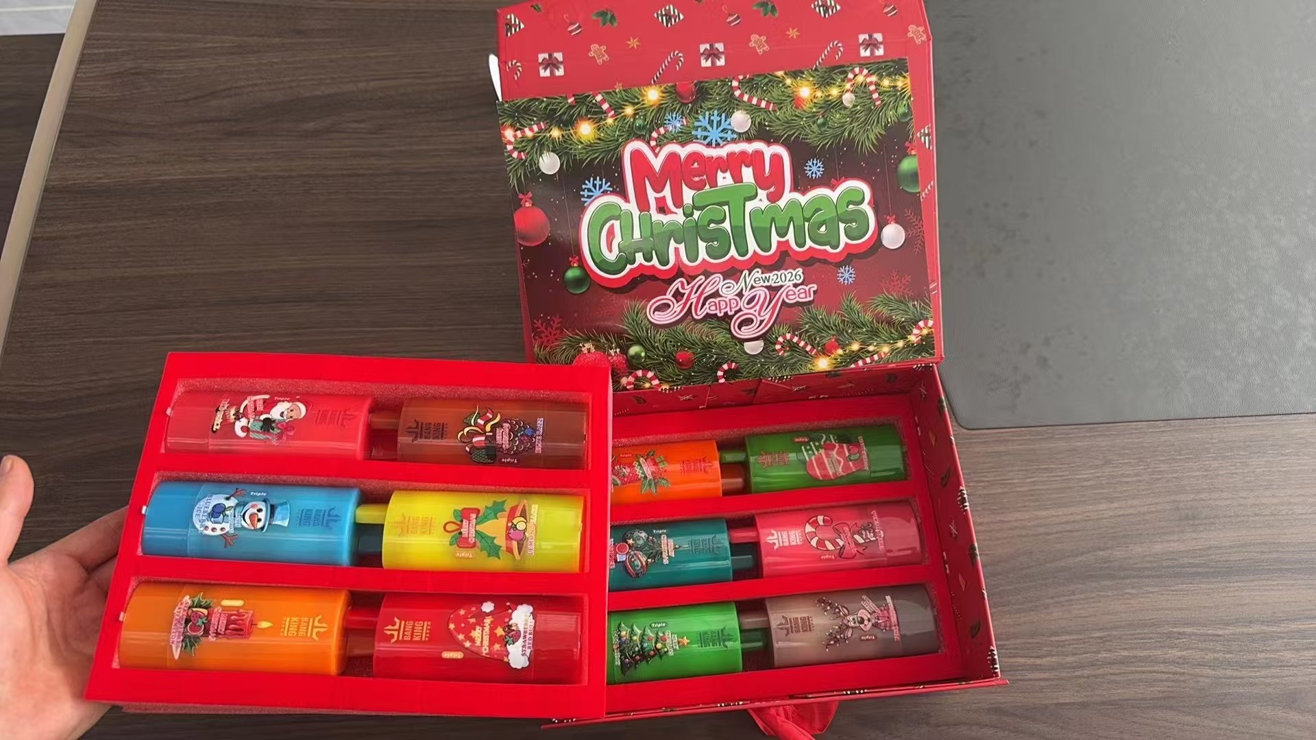 Bang King Triple 100K Christmas Special – Limited Holiday Gift Box (12PCS Full Set)  Mixed Flavors