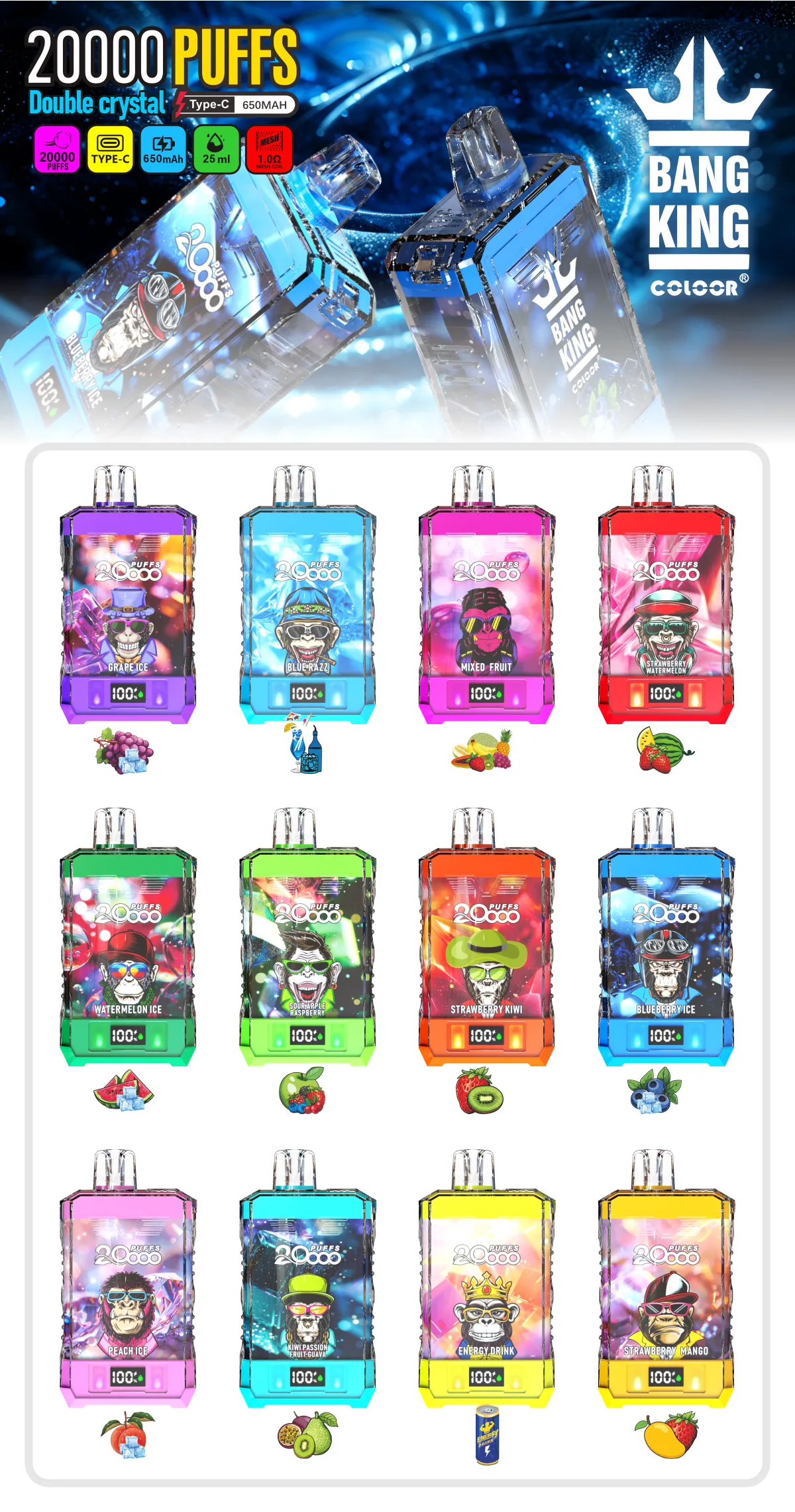 Mystery Vape Box – 3 Disposable Vapes per Pack （Surprise Blind Box)