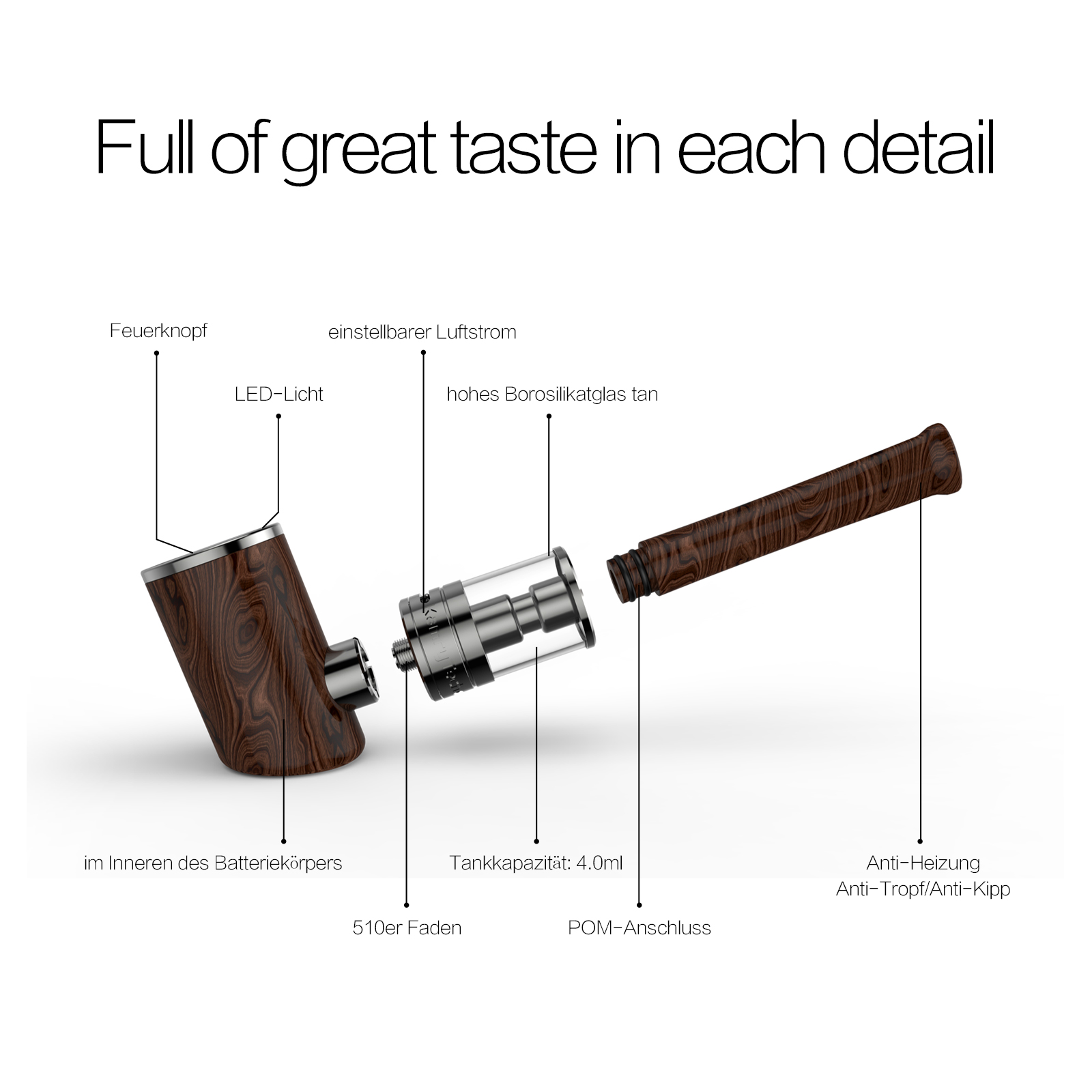 Kamry K1000 Plus ePipe Kit-ELFBARVAPE