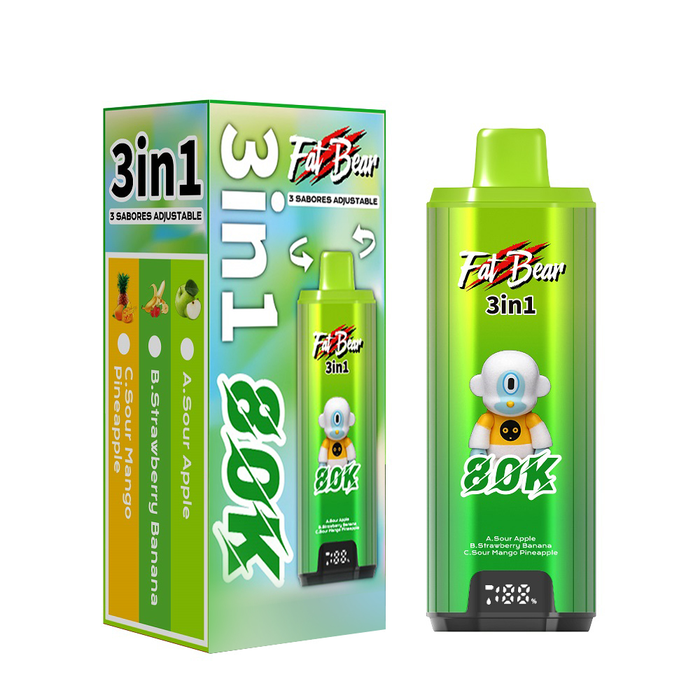 Fat Bear Triple 3 in 1 80000 Puffs Disposable Vape