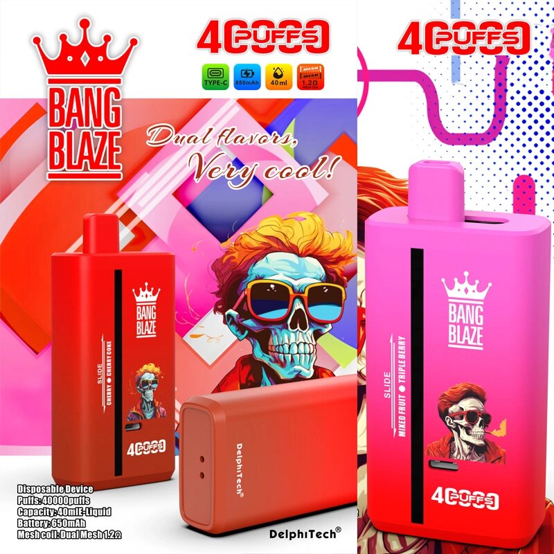 Bang Blaze 40000: A dual-flavor giant that defines a new era of dispposable vape