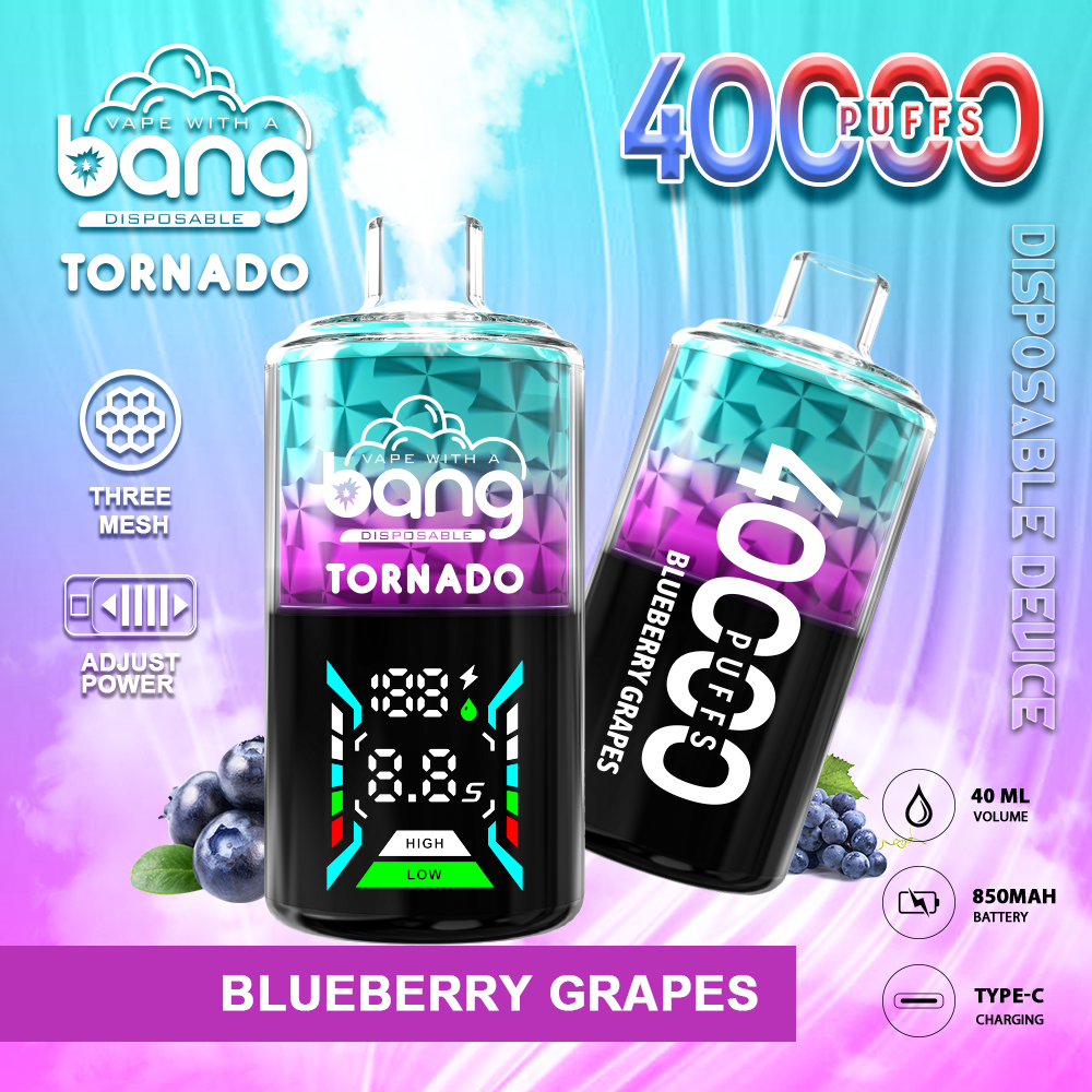 Bang Tornado 40000 40k Puffs Disposable Vape Three Mesh Coil-kamryvape