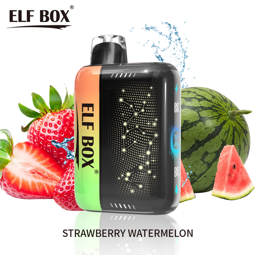 ELF BOX 25000 25K Puffs PULSE X 0% 2% 3% 5% 3D Curved LED Screen Rechargeable Vape pen-ELFBARVAPE