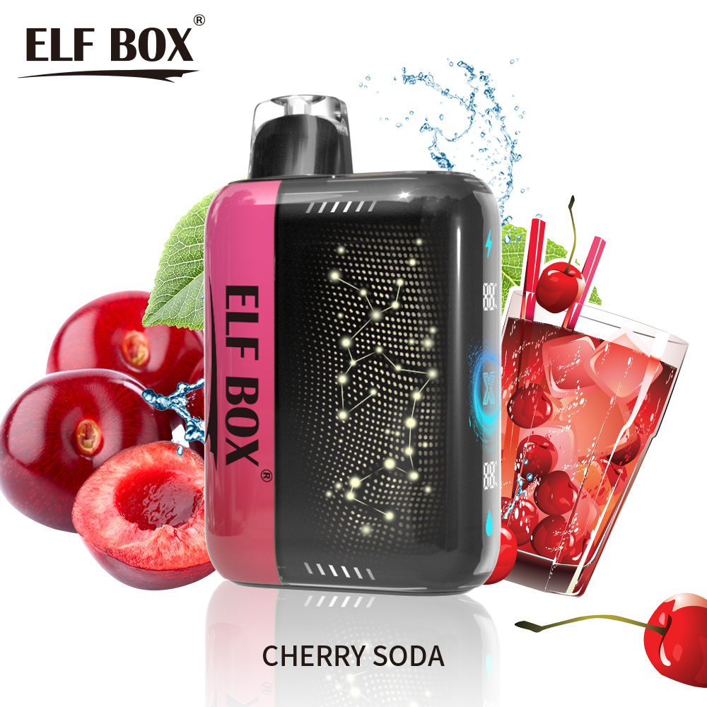 ELF BOX 25000 25K Puffs PULSE X 0% 2% 3% 5% 3D Curved LED Screen Rechargeable Vape pen-ELFBARVAPE