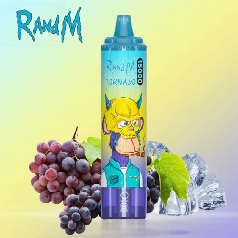 RandM Tornado 15000 15K puffs Display Screen 0% 2% 3% 5%  Disposable Vape-ELFBARVAPE