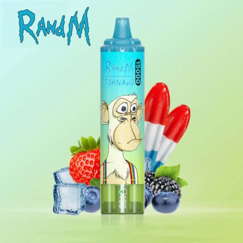 RandM Tornado 15000 15K puffs Display Screen 0% 2% 3% 5%  Disposable Vape-ELFBARVAPE