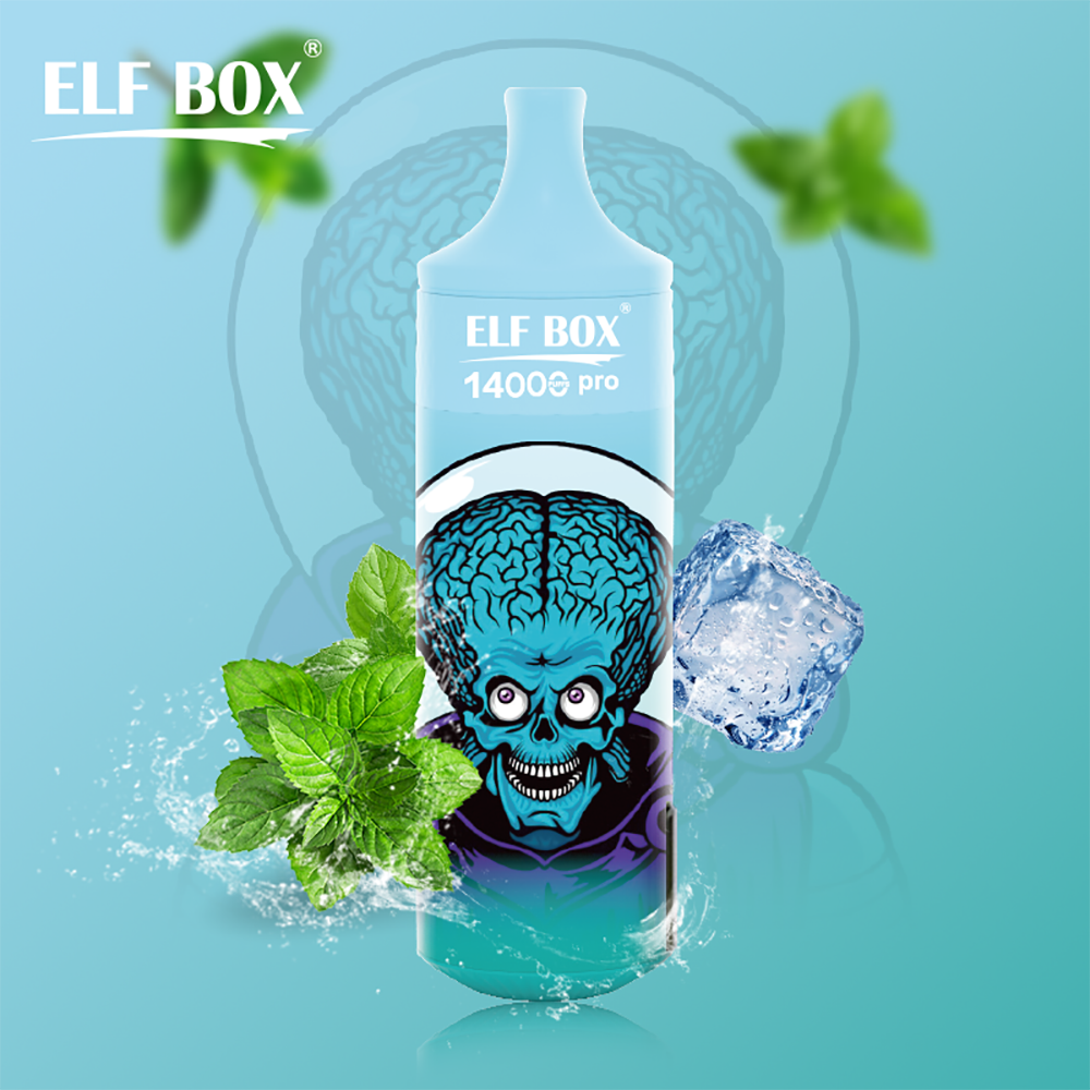 ELF BOX 14000 14K Puffs Pro RGB Puffs 0% 2% 3% 5% Nicotine Rechargeable Disposable Vape-kamryvape