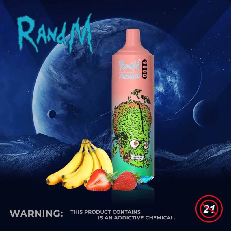 RandM Tornado 9000 9K Puffs RGB light  Disposable Vape-ELFBARVAPE