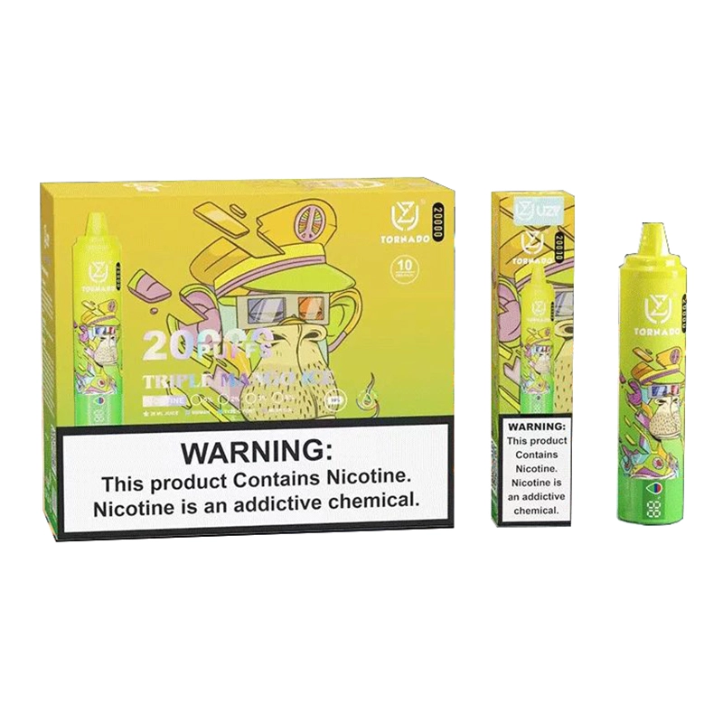 UZY TORNADO 20000  puffs 0% 2% 3% 5% Nicotine disposable vape