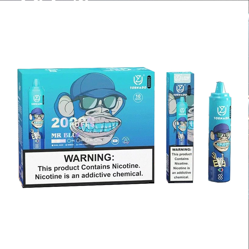 UZY TORNADO 20000  puffs 0% 2% 3% 5% Nicotine disposable vape