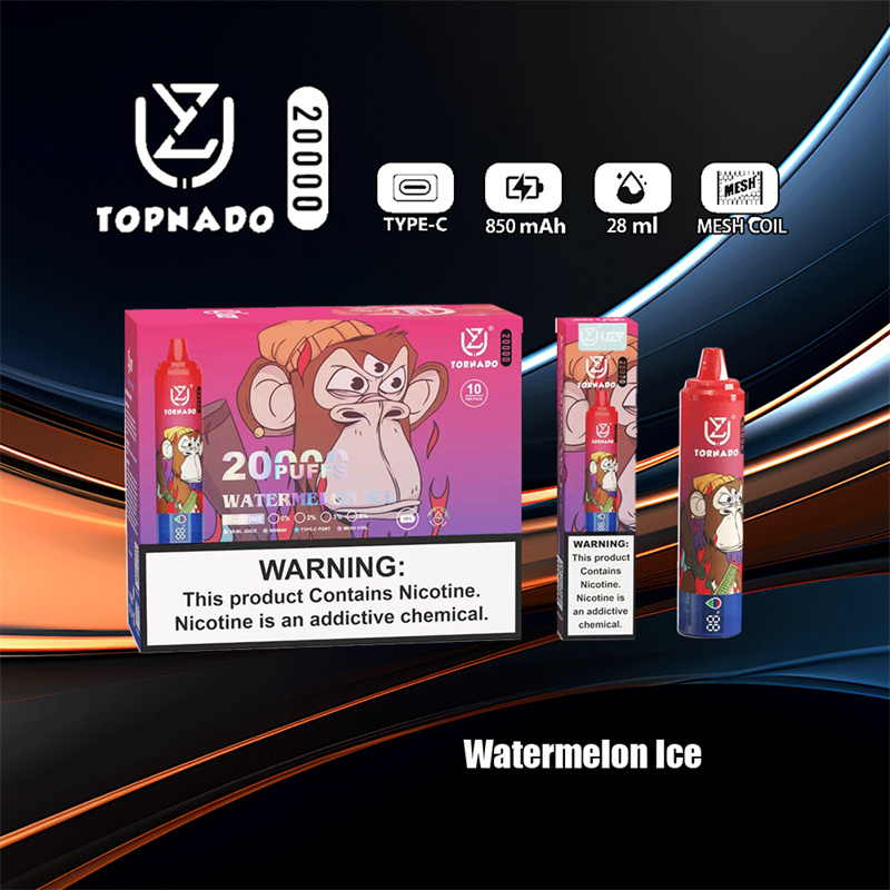 UZY TORNADO 20000  puffs 0% 2% 3% 5% Nicotine disposable vape